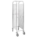 Vogue Gastronorm Racking Trolley 20 Level - Racking Trolleys (U376)
