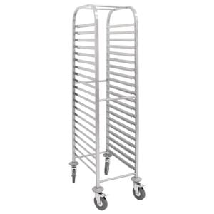 Vogue Gastronorm Racking Trolley 20 Level - Racking Trolleys (u376)