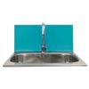 Dissco Laundry Splashback 565x300mm Aquarium