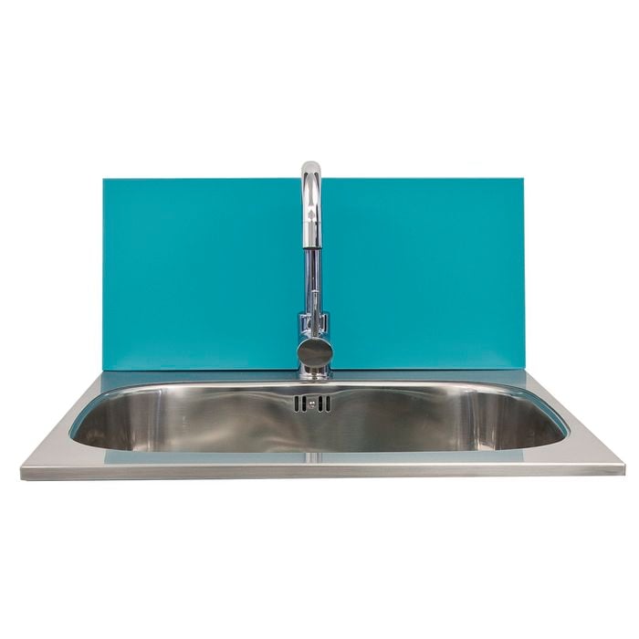 Dissco Laundry Splashback 565x300mm Aquarium