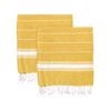 Nicola Spring Turkish Cotton Towel Set - Mustard - Pack Of 4