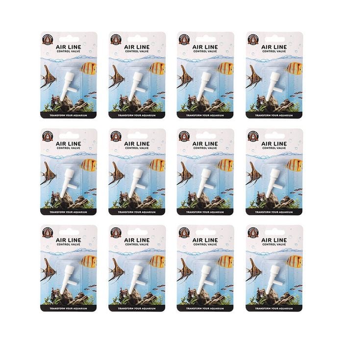 24pc Dudley's World Of Pets Aquarium/Fish Tank Control Valve - White