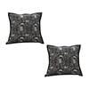 SOGA 2X 45cm Black Cat Paradise Throw Pillows