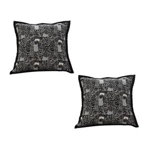 SOGA 2X 45cm Black Cat Paradise Throw Pillows