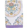 LVD 100% Cotton Pastel Floral Throw Decor Blanket 230x200cm Florence