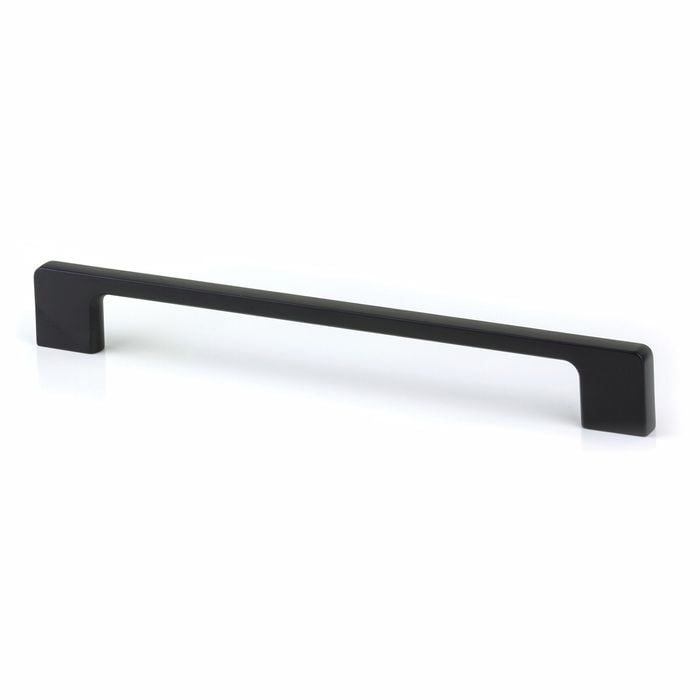 Sylvan 192mm Hilton Black Cabinet Handle - Black