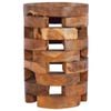 vidaXL Solid Teak Wood Beside Cabinet Wooden Bedroom Coffee End Table Stool