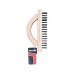 Trojan 6x16 Row Black Steel Wire Brush
