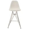 Sk Designer Living | Replica Eames Dsr Stool | Fabric & Chrome ...