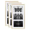 Cooper & Co. Metal 3 Slot Collage Photo Frame 10x15cm Gold Set Of 3