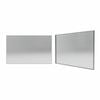 Forme 1200mm Brushed Stainless Steel Rectangle Framed Mirror