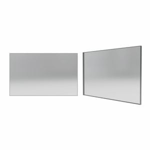 Forme 1200mm Brushed Stainless Steel Rectangle Framed Mirror