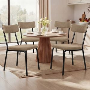 ALFORDSON 4x Dining Chairs Corduroy