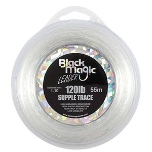 Black Magic Supple Trace Monofilament Fishing Leader 120lb