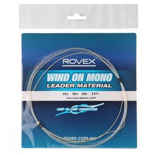 Rovex wind on monofilament fishing leader 10m 30lb