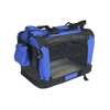 Yes4pets Xxxl Foldable Soft Dog Puppy Cat Crate Travel Cage With Curtain-blue