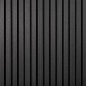 Ekodeck 219 x 26mm 2.4m Carbon Batten Screen Castellated Panel