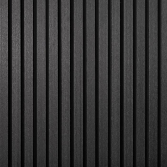 Ekodeck 219 x 26mm 2.4m Carbon Batten Screen Castellated Panel