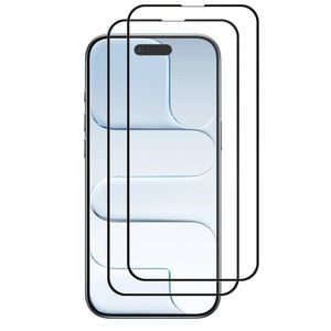 2 Pack MEZON Apple iPhone 17 Air (6.5") Full Cover Tempered Glass Screen Protectors