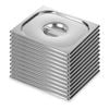 SOGA 12X GN 1/2 Pan Lids – Stainless Steel
