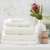 5pc Renee Taylor Stella 650gsm Super Soft Bamboo Cotton Towel Set White