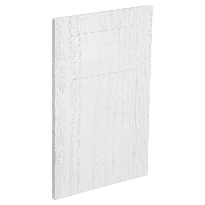 Kaboodle 450mm Provincial White Alpine Vinyl 1 Door / 1 Drawer Panel