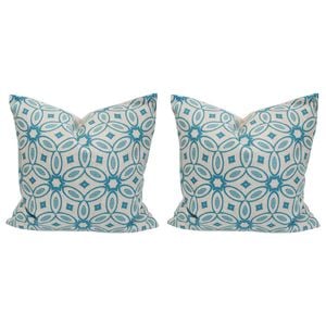 2PK LVD Cushion Flower Circle Home/Lounge Decor 50cm Square