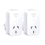 TP-Link Tapo Mini Wi-Fi Smart Plug with Energy Monitoring - 2 Pack