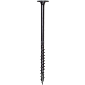 Simpson Strong-Tie 5.6 x 140mm Black Outdoor Accents Structural Screw - 12 Pack