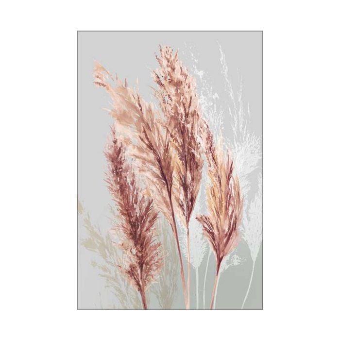 Artey | Blushing Pomp Grass II - Stretched Canvas - Stretched Canvas - 40 x 60cm