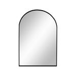 Estilo 950 x 600mm Black Arch Framed Mirror