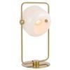Telbix Rocha Contemporary Table Desk Lamp Light Metal Glass Antique Gold Gloss