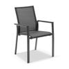 Patonga Outdoor Aluminium Sling Back Dining Chair Slate Grey