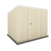 Absco Sheds 2.26mW x 1.52mD x 1.80mH Classic Cream Single Door Reverse Skillion Garden Shed