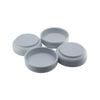 Surface Gard 60mm White Non-slip Castor Cup - 4 Piece 
