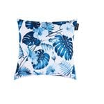 MOJO 45cm Blue Leaf Cushion Cover