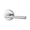 Lockwood 63mm Satin Chrome Pearl Velocity Dummy Lever Half Set