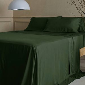 Bedding Co. Organic Bamboo Sheet Set Soft 350TC Olive Super King