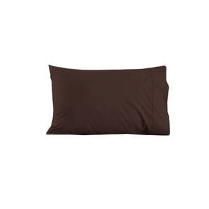 Best Selection 310TC Polyester Cotton Standard Pillowcase Chocolate