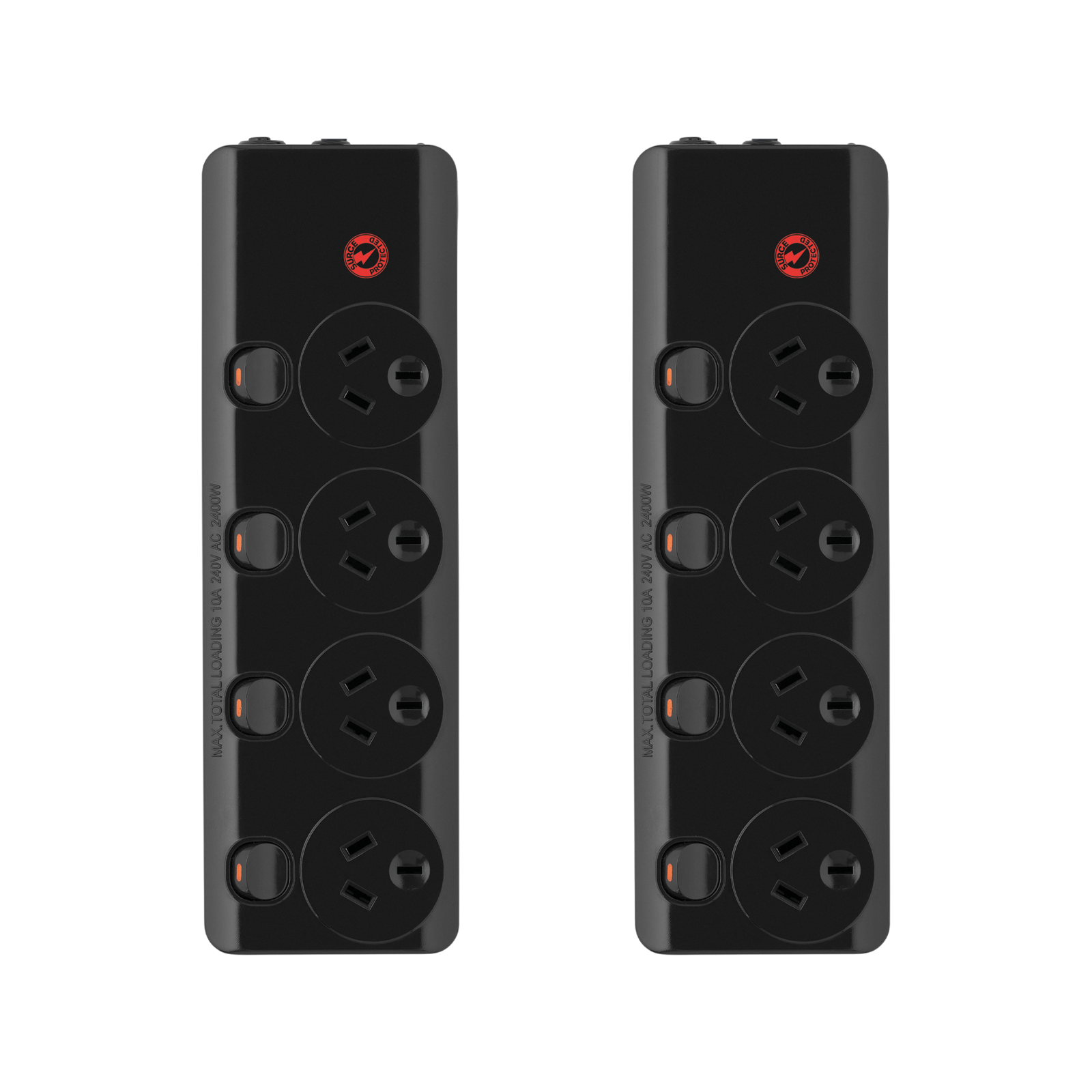 Arlec Black 4 Outlet Power board - 2 Pack product image