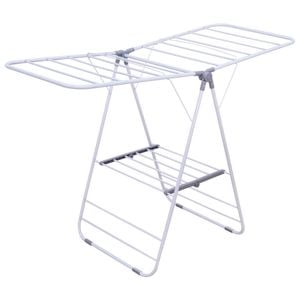 Practa 16m White and Grey Winged Clothes Airer