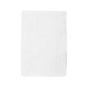 White Bassinet Fitted Sheet with a Flat Sheet Sewed Attached