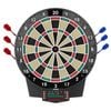 VEVOR 391mm Electronic Dart Board Black White with 43 Games 320+ Variations for Up to 8 Players