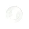 Zanda 55mm Diameter White Round Euro Escutcheon