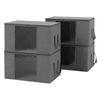 Artiss Blanket Storage Bags Box X4 84L Grey