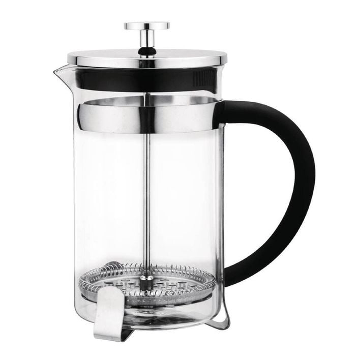Olympia Coffee Plunger Contemporary Glass 6 Cup French Press Cafetiere