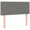 vidaXL Headboard Bedroom Furniture Bed Header Bedhead Dark Grey 100 cm Fabric