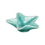 Ceramic 13cm Starfish Trinket Tray Home Decor - Teal