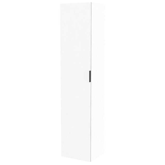 Lugna 2048 x 450 x 380mm White 5 Shelf Left Hand Door Cabinet