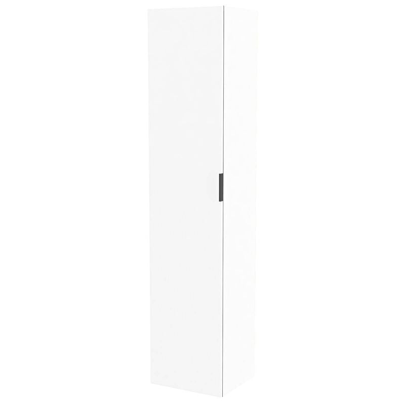 2048X450X380mm White 5 Shelf Left Hand Door Cabinet - White